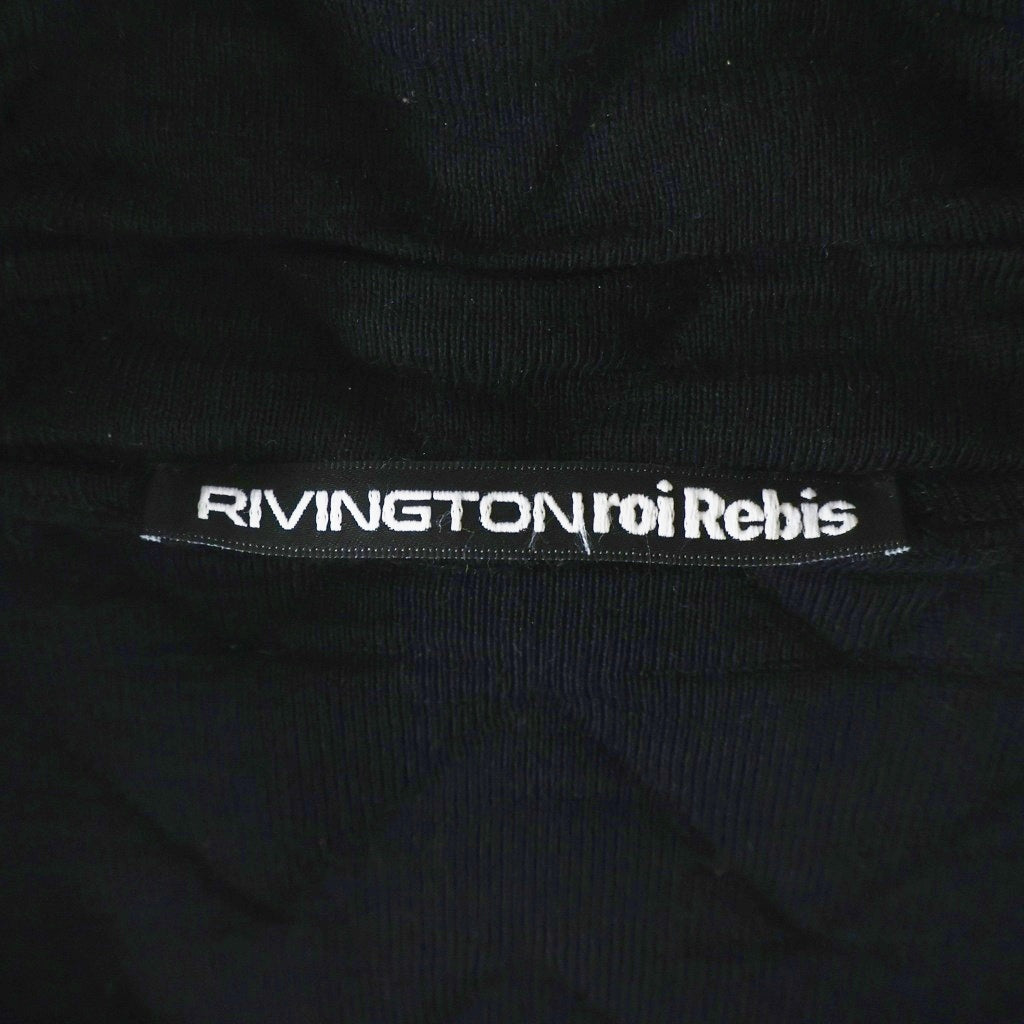 RRR123 RIVINGTON roi Rebis(リヴィントンロイレビス) 25AW VERA-LUX LINER キルティングジャケット ブラック
