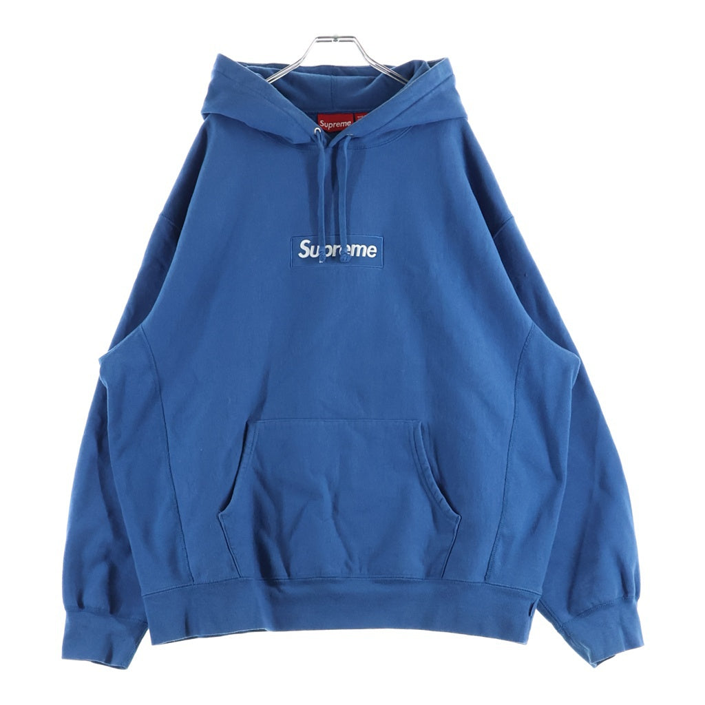 SUPREME(シュプリーム) 23AW Box Logo Hooded Sweatshirt ボックスロゴ プルオーバースウェットパーカー フーディー ブルー
