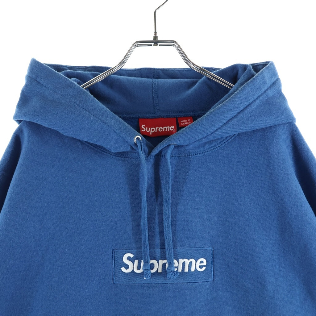SUPREME(シュプリーム) 23AW Box Logo Hooded Sweatshirt ボックスロゴ プルオーバースウェットパーカー フーディー ブルー