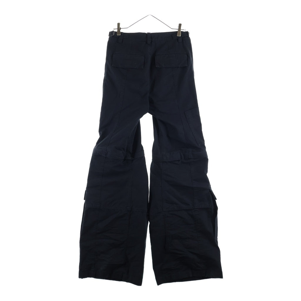 BALENCIAGA(バレンシアガ) 23AW FLARED CARGO PANTS フレアカーゴロングパンツ ブラック 768810 TKP27