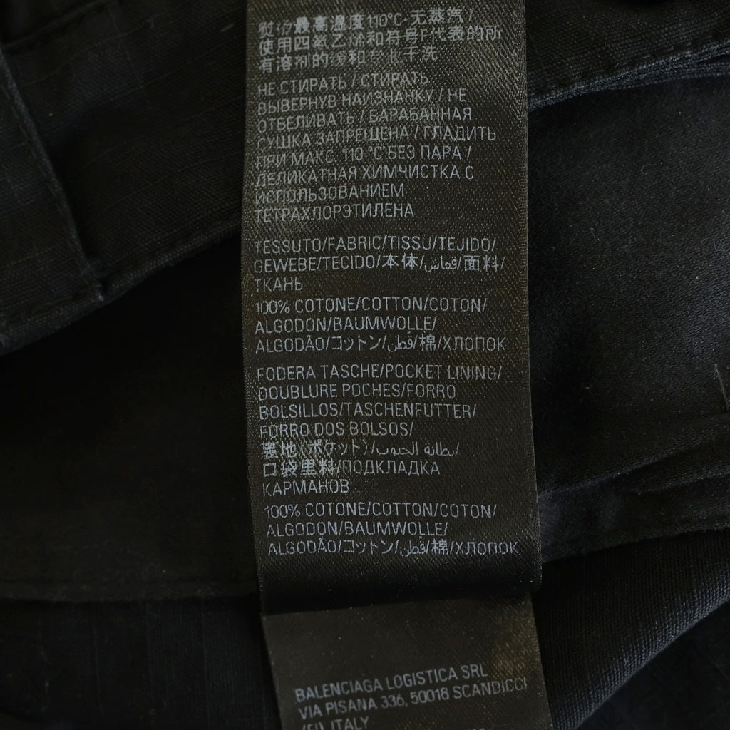 BALENCIAGA(バレンシアガ) 23AW FLARED CARGO PANTS フレアカーゴロングパンツ ブラック 768810 TKP27