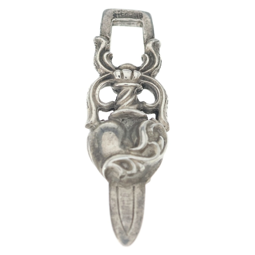CHROME HEARTS(クロムハーツ) DAGGER HEART ダガーハート ペンダントトップ シルバー BCA243