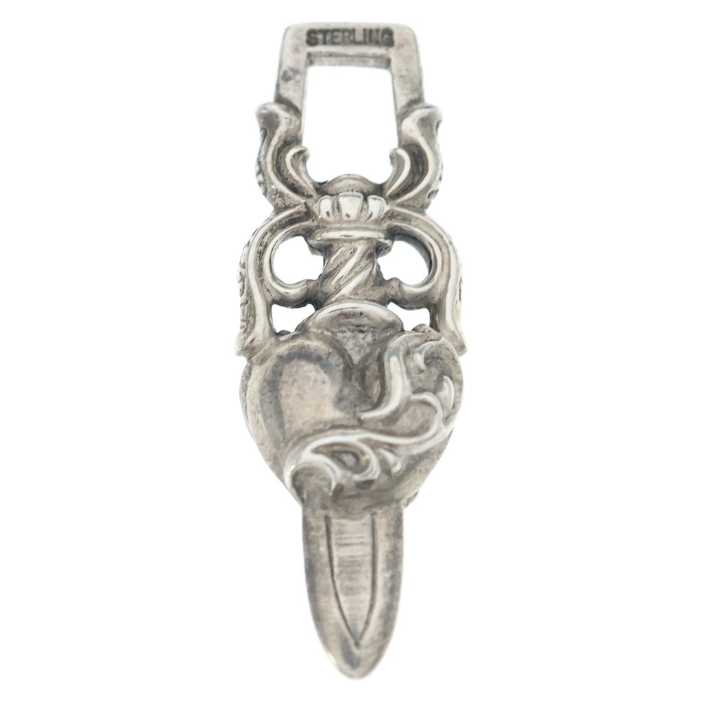 CHROME HEARTS(クロムハーツ) DAGGER HEART ダガーハート ペンダントトップ シルバー BCA243