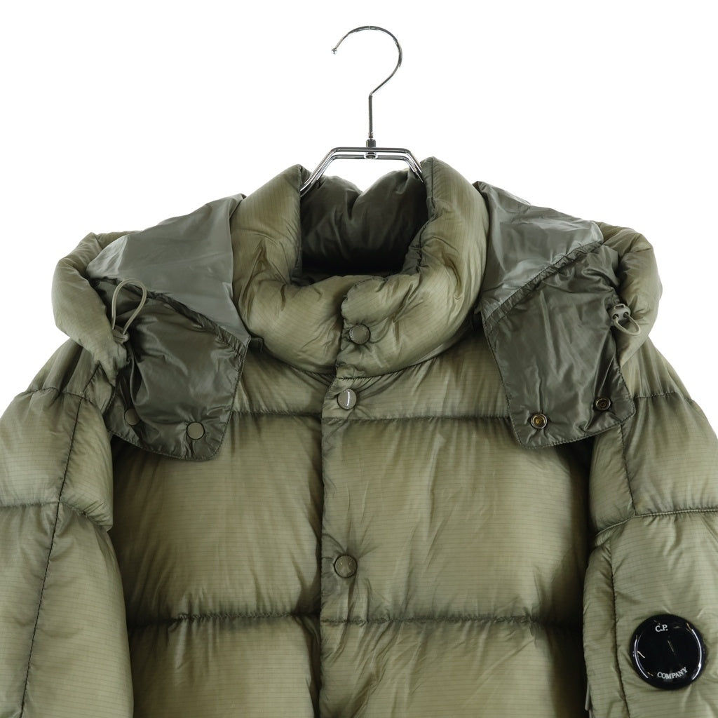C.P. Company(シーピーカンパニー) D.D. Shell フード付き ダウンジャケット 中綿ジャケット カーキ 19CMOW191A