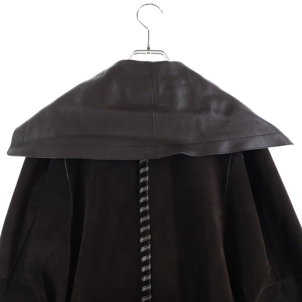 HERMES(エルメス) 21AW ダブルフェイス スエードレザーコート ロング