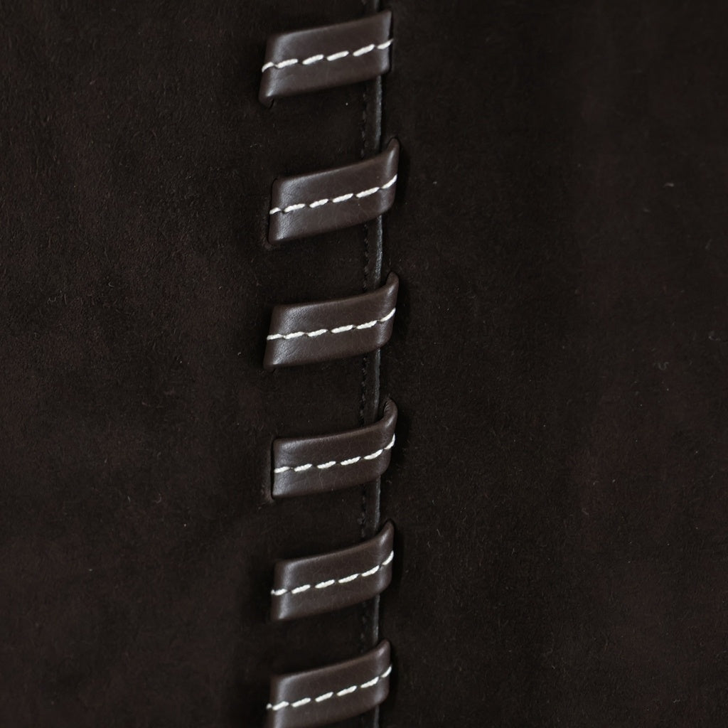 HERMES(エルメス) 21AW ダブルフェイス スエードレザーコート ロング