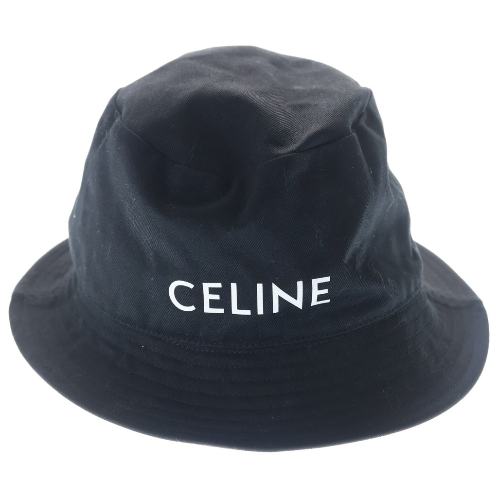 CELINE(セリーヌ) エンブロイダリープリント バケットハット ブラック
