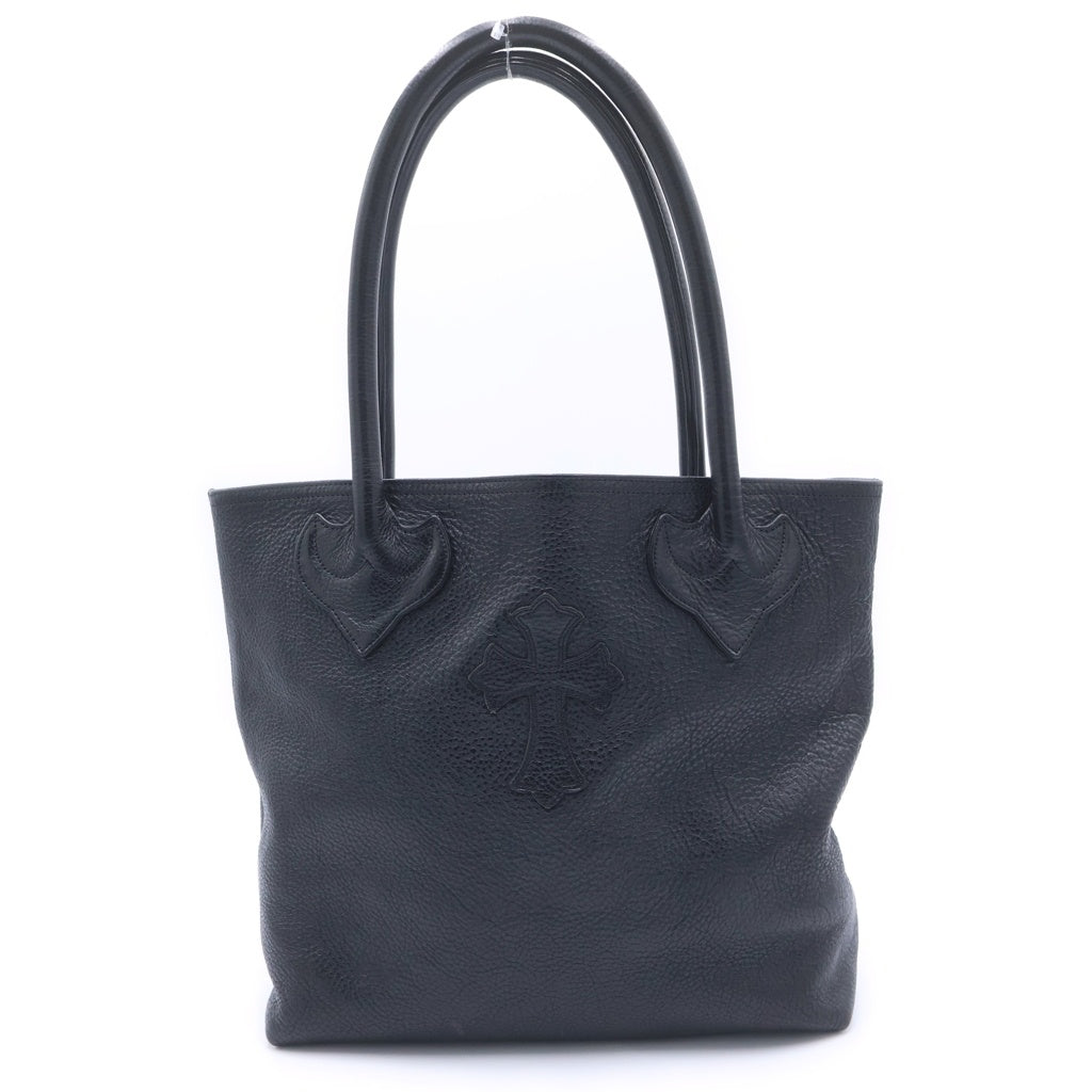CHROME HEARTS(クロムハーツ) FS TOTE FSトート クロスパッチ付きレザートートバッグ