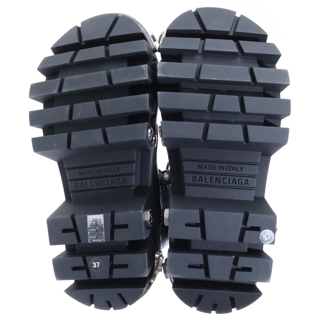 BALENCIAGA(バレンシアガ) Bulldozer ブルドーザー レースアップブーツ ブラック 671554 レディース