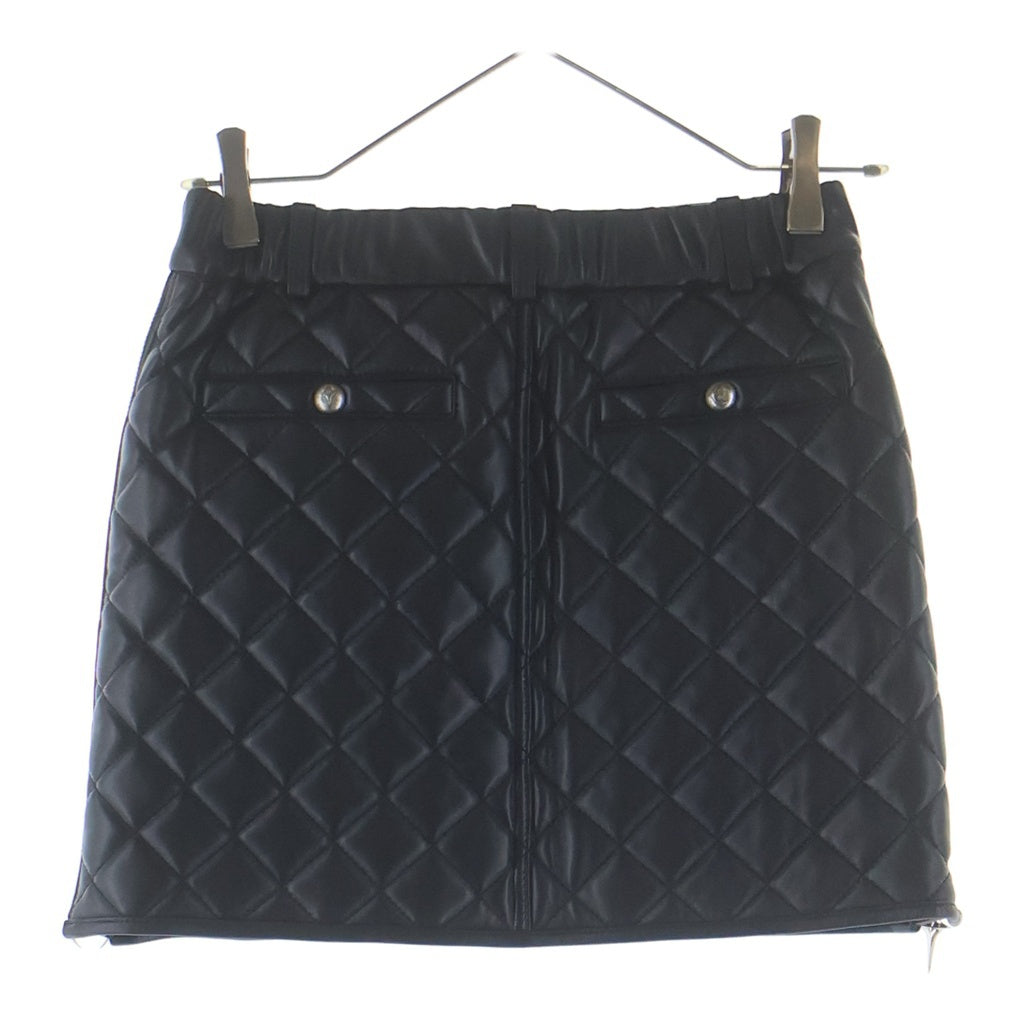 THUG CLUB(サグクラブ) Angels Quilted Short Skirt ショートスカート ブラック TC25SK2001 レディース