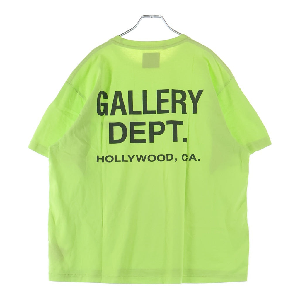 GALLERY DEPT.(ギャラリーデプト) Souvenir T-Shirt ロゴプリント半袖Tシャツ イエロー