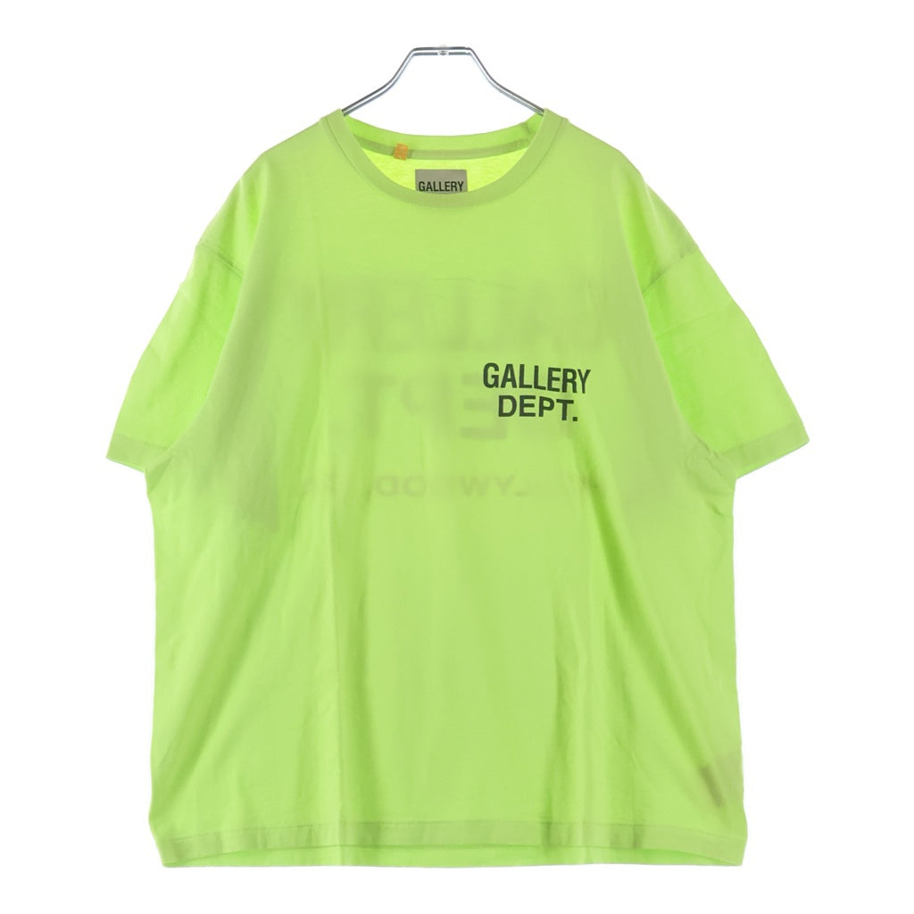 GALLERY DEPT.(ギャラリーデプト) Souvenir T-Shirt ロゴプリント半袖Tシャツ イエロー
