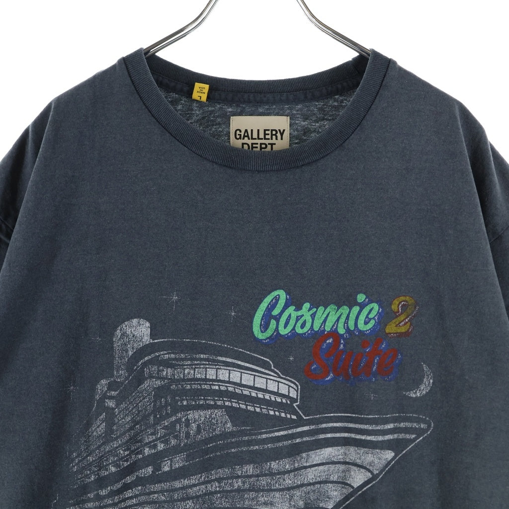 GALLERY DEPT.(ギャラリーデプト) 22SS ×Yasushi lde ヤスシイダ グラフィックプリント半袖Tシャツ カットソー ブラック