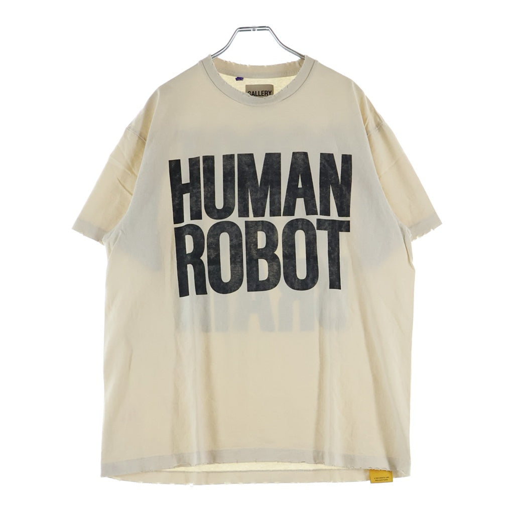 GALLERY DEPT.(ギャラリーデプト) 23SS Robot Brain Tee 文字グラフィックプリント半袖Tシャツ カットソー ホワイト