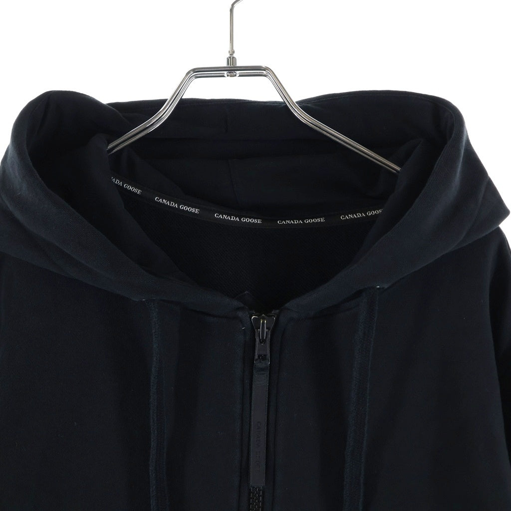 CANADA GOOSE(カナダグース) ヒューロン フルジップ フーディー ブラック HURON FULL ZIP HOODY 7401M