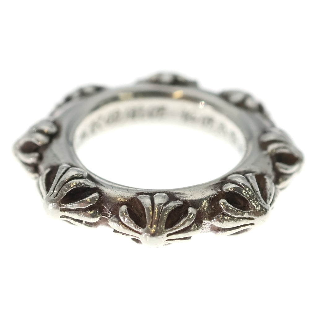 CHROME HEARTS(クロムハーツ) CROSS BAND クロスバンド リング シルバー BCA342 レディース