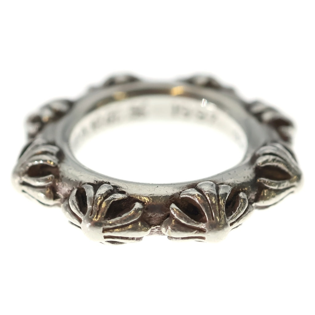 CHROME HEARTS(クロムハーツ) CROSS BAND クロスバンド リング シルバー BCA342 レディース