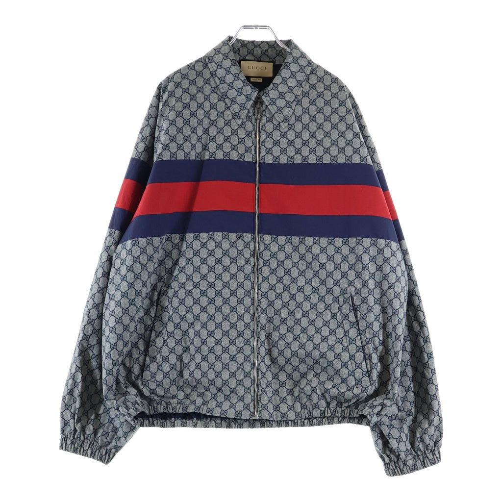 GUCCI(グッチ) GGスプリーム コットンジャケット グレー 770373