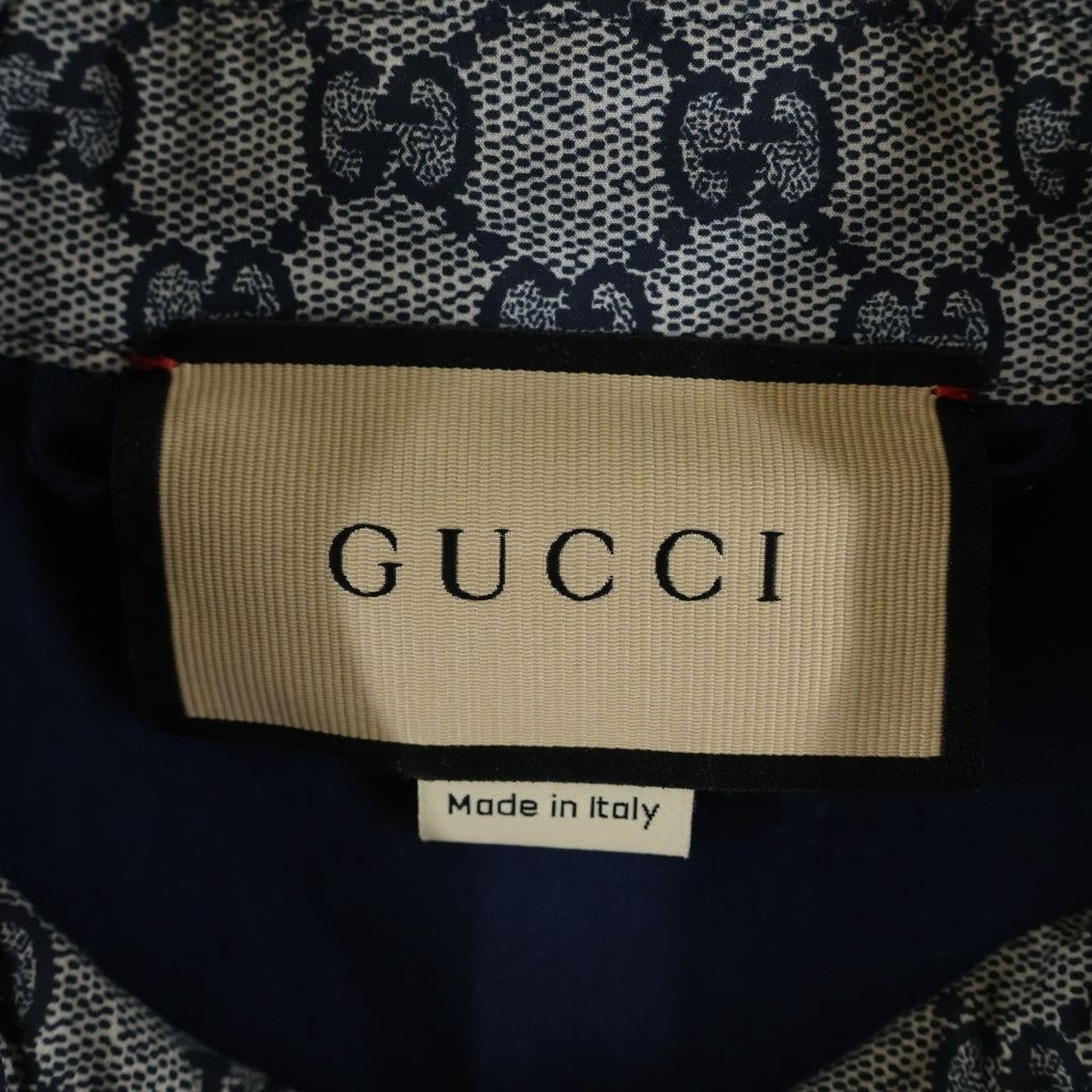 GUCCI(グッチ) GGスプリーム コットンジャケット グレー 770373