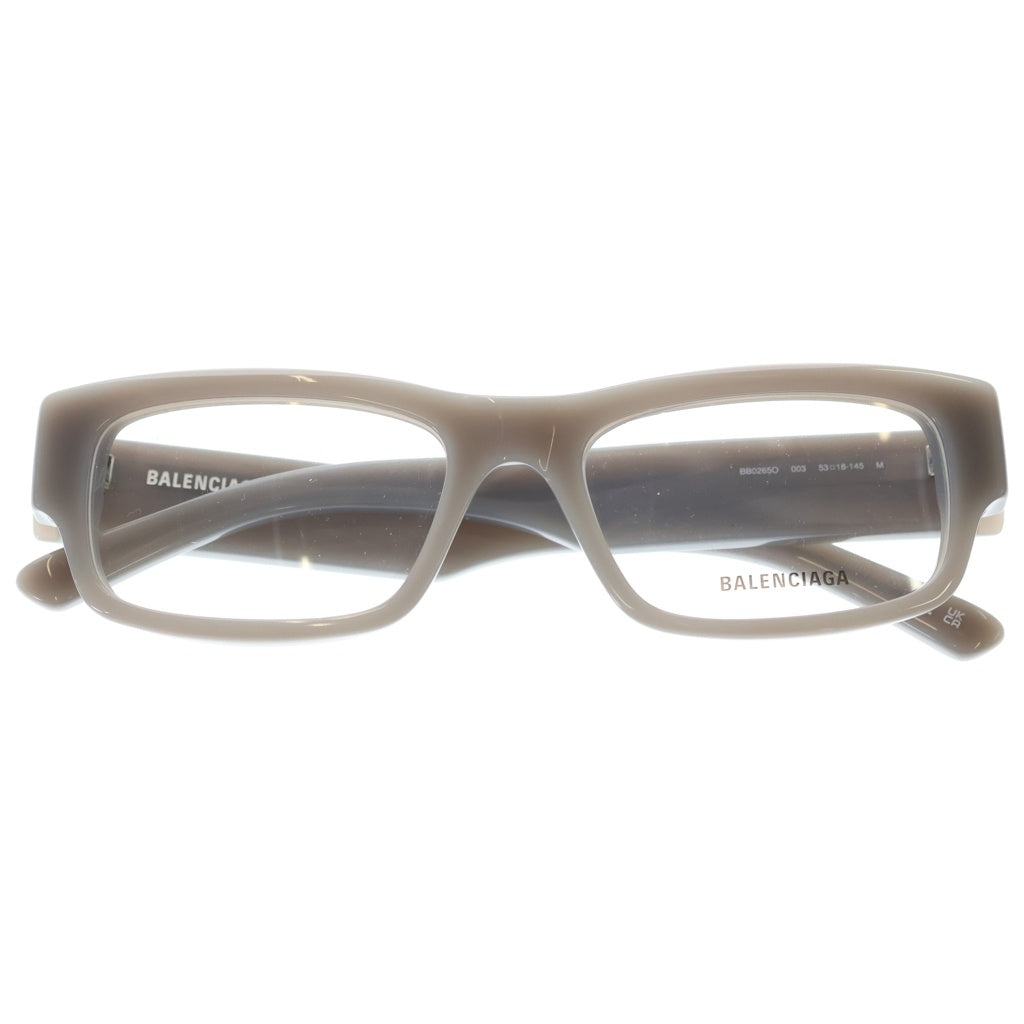 BALENCIAGA(バレンシアガ) スクエアシェイプ サングラス アイウェア 眼鏡 グレー BB0265O