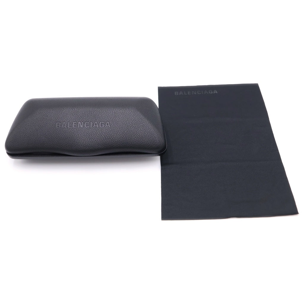 BALENCIAGA(バレンシアガ) スクエア サングラス サイドBBロゴ アイウェア 眼鏡 ピンク BB0104O
