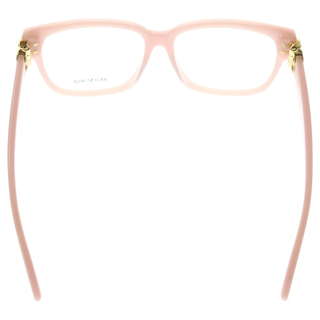 BALENCIAGA(バレンシアガ) スクエア サングラス サイドBBロゴ アイウェア 眼鏡 ピンク BB0104O