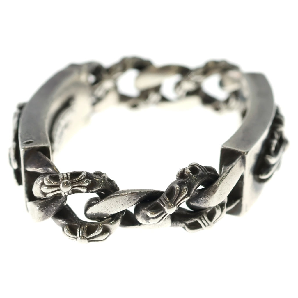 CHROME HEARTS(クロムハーツ) ID DBL FLRL DGGR FANCY ダブルID フローラルダガー ファンシー ブレスレット シルバー