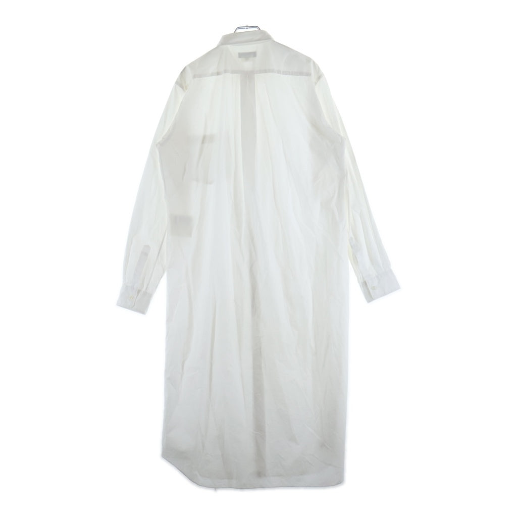 COMME des GARCONS HOMME PLUS(コムデギャルソンオムプリュス) 17AW ボタンアップ 襟付きロング長袖シャツ ホワイト PS-B040