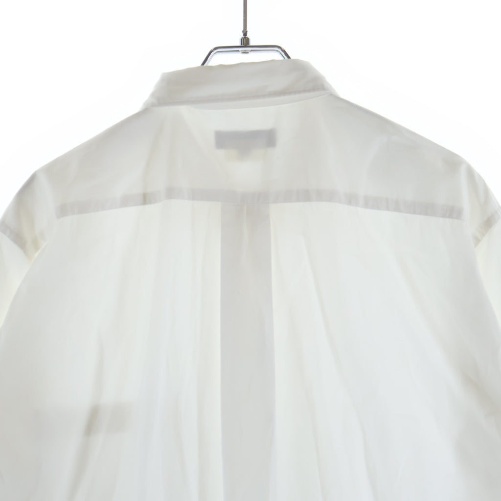 COMME des GARCONS HOMME PLUS(コムデギャルソンオムプリュス) 17AW ボタンアップ 襟付きロング長袖シャツ ホワイト PS-B040