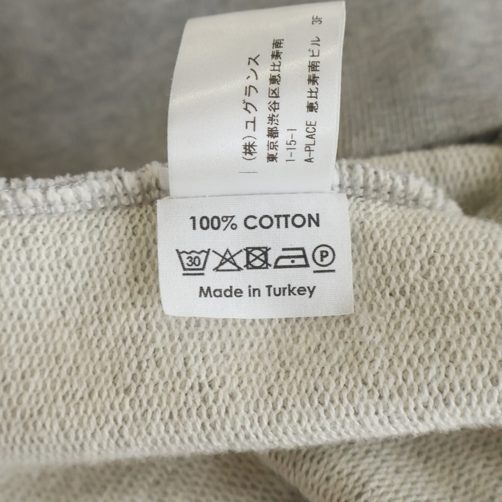DRIES VAN NOTEN(ドリスヴァンノッテン) バックギャザー プルオーバースウェットトレーナー グレー レディース
