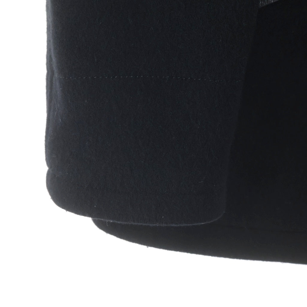 DENHAM(デンハム) ボタンアップ ダブルブレスト ウールピーコート ブラック