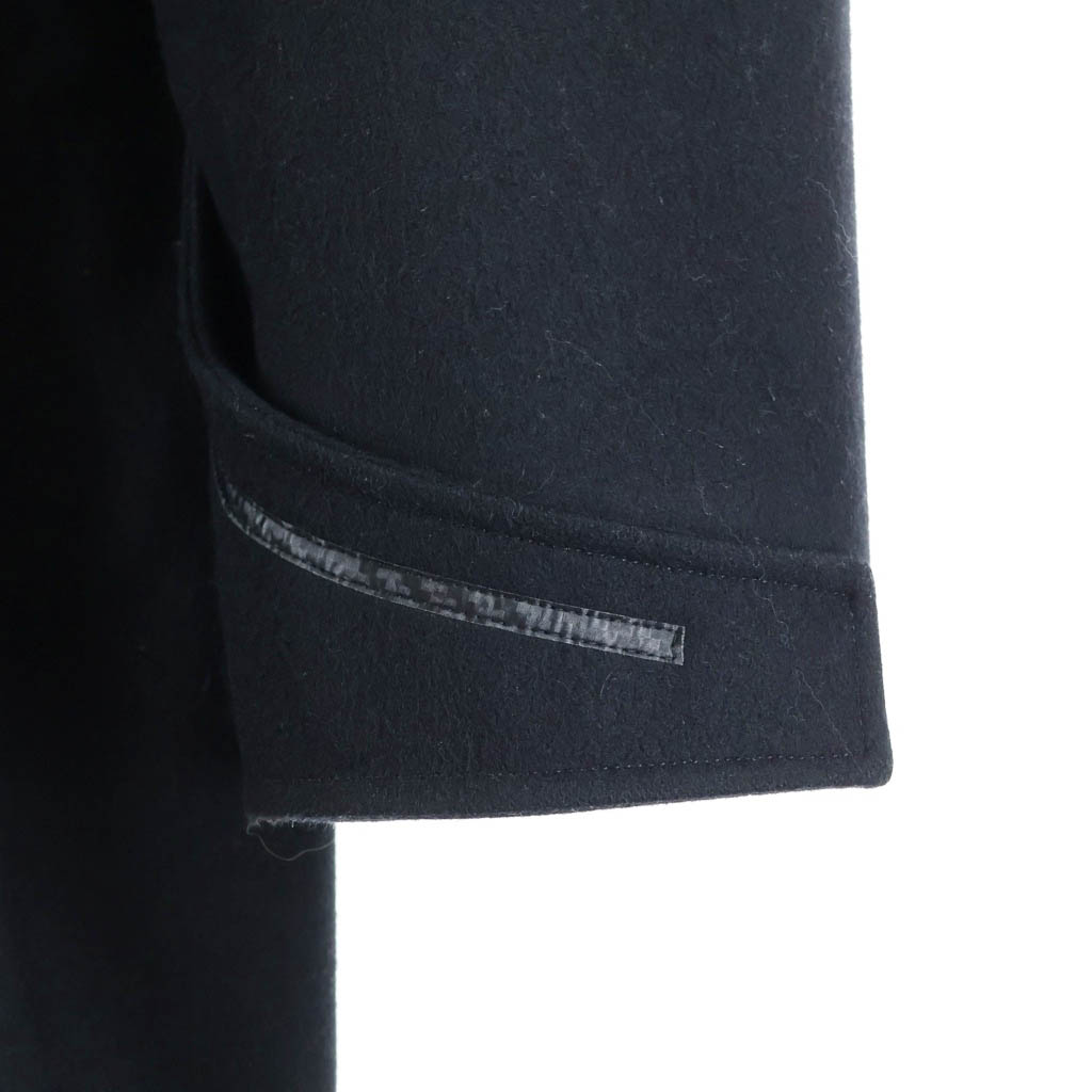1017 ALYX 9SM(アリクス) Tailored Felt Coat ステンカラーコート ブラック 48