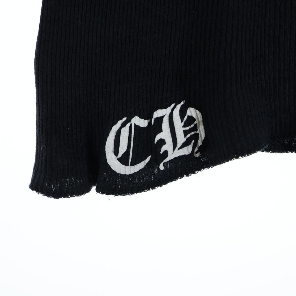 CHROME HEARTS(クロムハーツ) OLD SCRL LOGO TANK スクロール ロゴ タンクトップ ノースリーブ ブラック