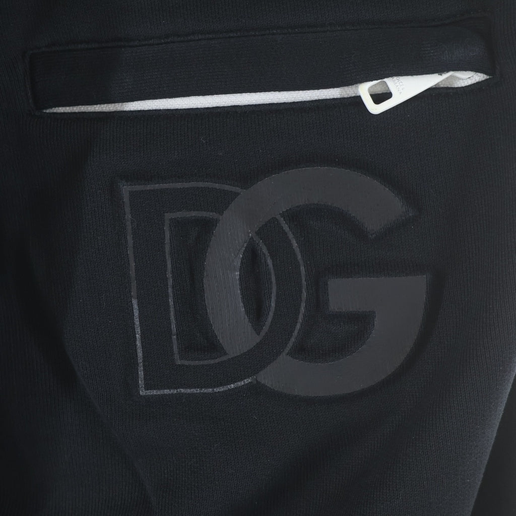 DOLCE & GABBANA(ドルチェアンドガッバーナ) サイドロゴデザインスウェットパンツ ジョガーパンツ ブラック GVEPAZ FU7DU