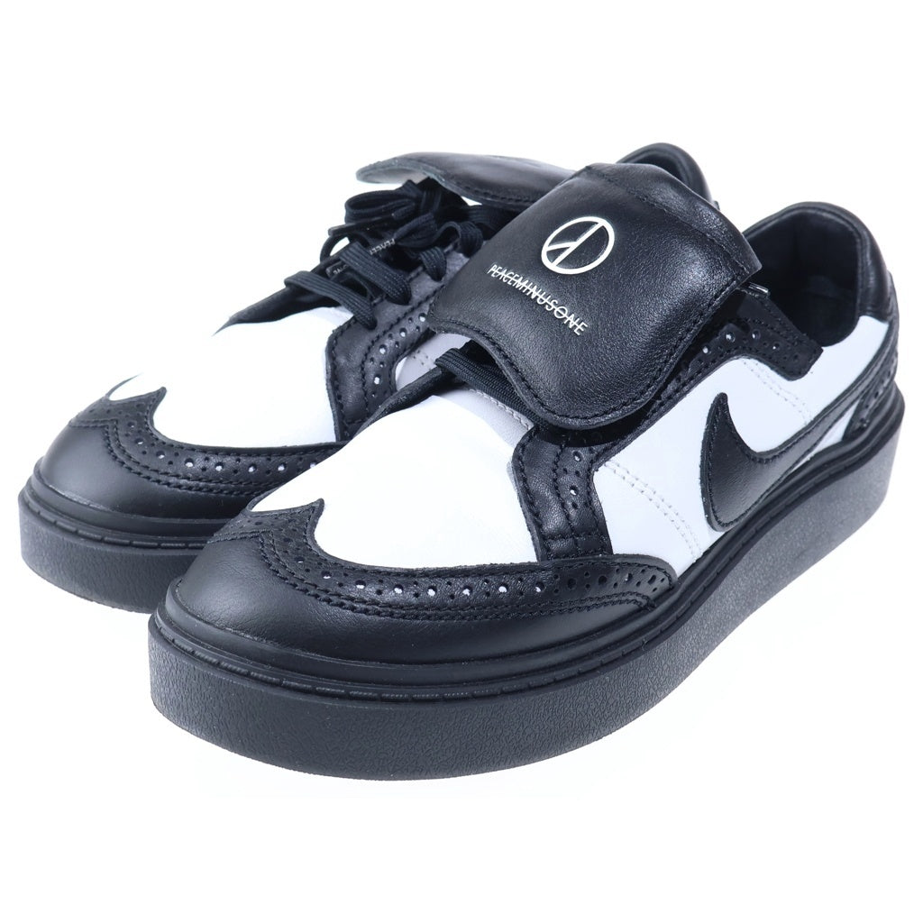 NIKE(ナイキ) ×PEACEMINUSONE KWONDO1 ピースマイナスワン レザーローカットスニーカー ブラック/ホワイト レディース US6/24cm DH2482-101