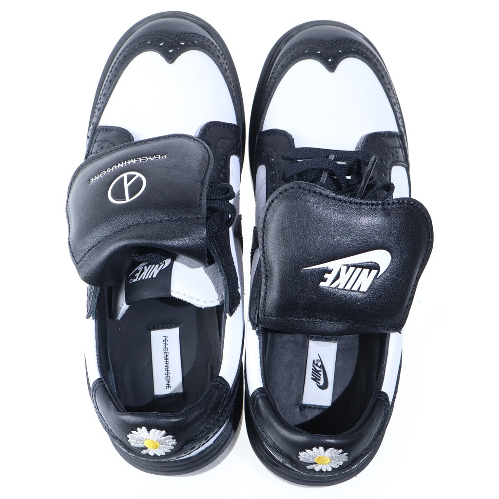 NIKE(ナイキ) ×PEACEMINUSONE KWONDO1 ピースマイナスワン レザーローカットスニーカー ブラック/ホワイト レディース US6/24cm DH2482-101