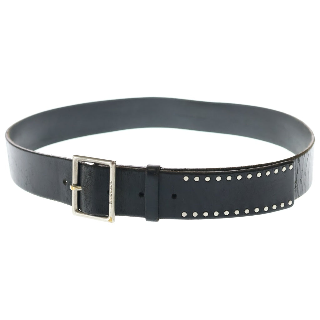 Dior HOMME(ディオールオム) 06aw エディ期 レザー スタッズベルト ブラック