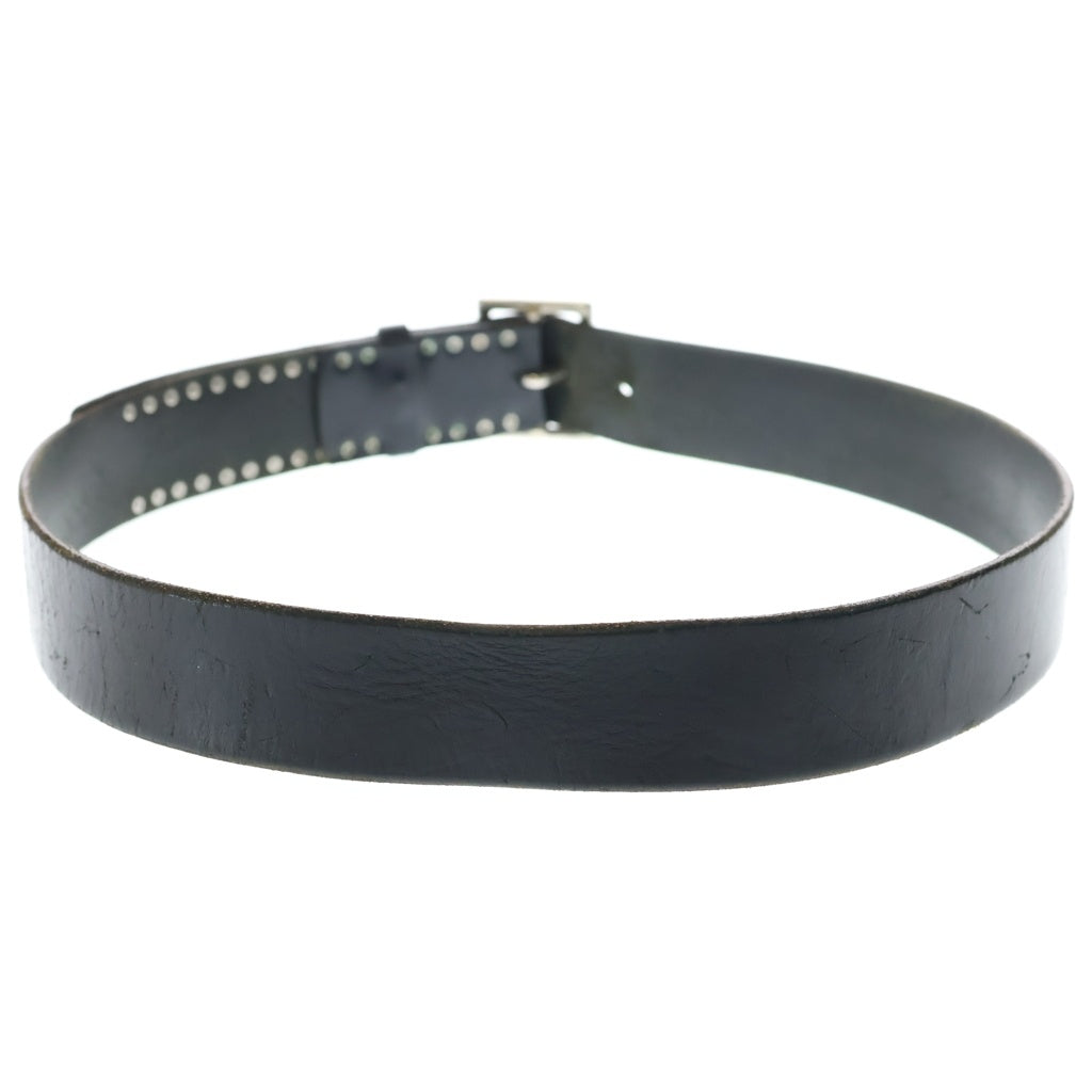 Dior HOMME(ディオールオム) 06aw エディ期 レザー スタッズベルト ブラック