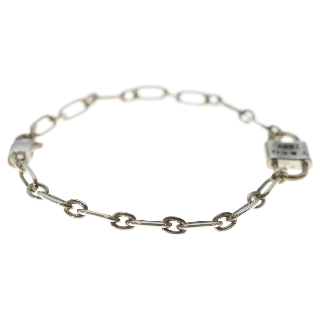TIFFANY & Co.(ティファニー) スモール ダブル ロック ブレスレット シルバー レディース