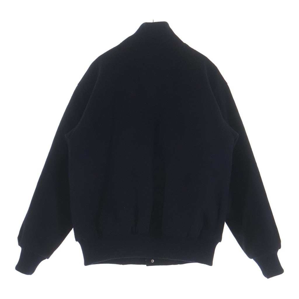 NO BRAND(ノーブランド) 90S TRANSPORT VARSITY JACKET ボタンアップ ヴァーシティー ジャケット ネイビー