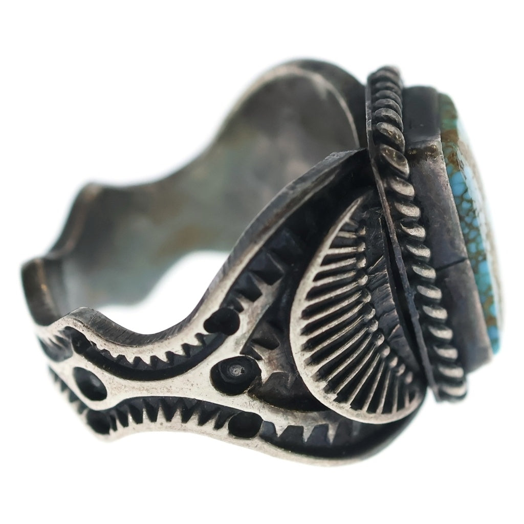 INDIAN JEWELRY(インディアンジュエリー) サンシャインリーブス ナバホ族 ターコイズリング シルバー
