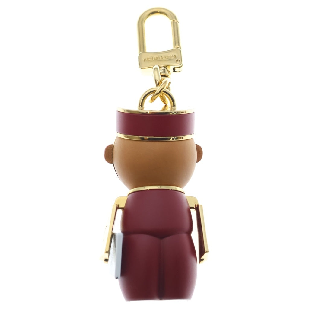 LOUIS VUITTON(ルイヴィトン) ビジューサック ガストン キーホルダー レッド/ブラウン M00346 レディース