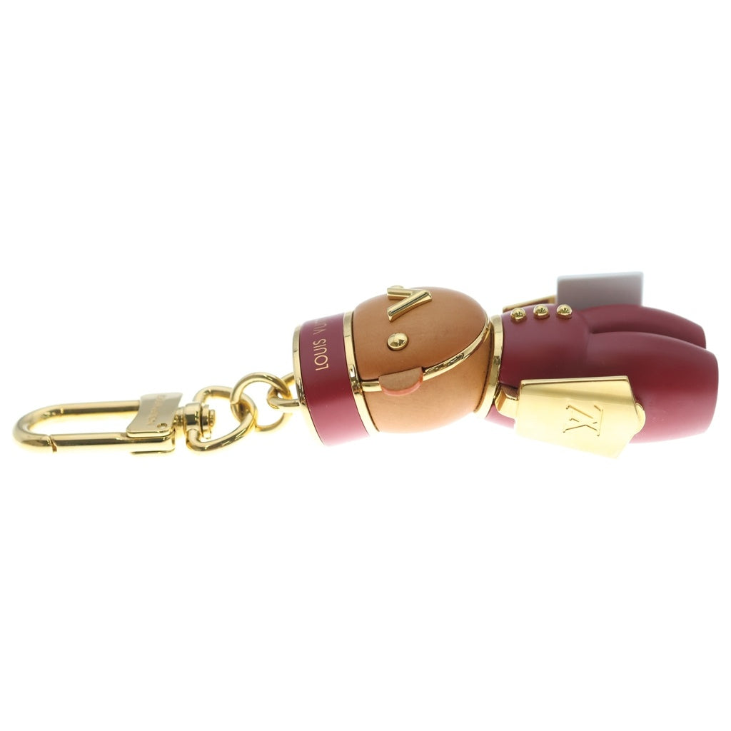 LOUIS VUITTON(ルイヴィトン) ビジューサック ガストン キーホルダー レッド/ブラウン M00346 レディース