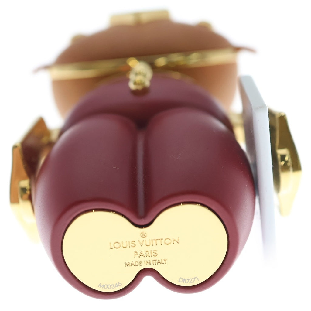 LOUIS VUITTON(ルイヴィトン) ビジューサック ガストン キーホルダー レッド/ブラウン M00346 レディース