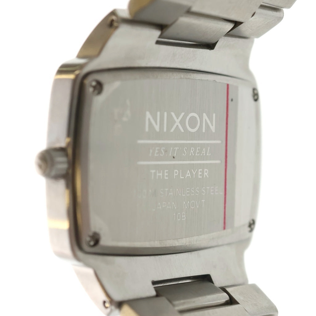 nixon(ニクソン) THE PLAYER ザ プレイヤー アナログ ウォッチ シルバー SRP