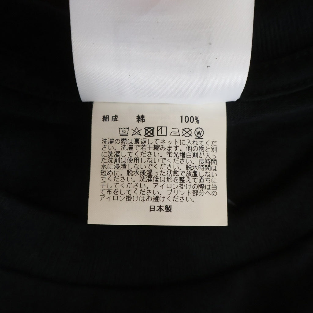 A BATHING APE(アベイシングエイプ) ×AILEN CONVENANT APE HEAD TEE エイリアンコンヴェナント エイプヘッド クルーネック半袖カットソーTシャツ ブラック