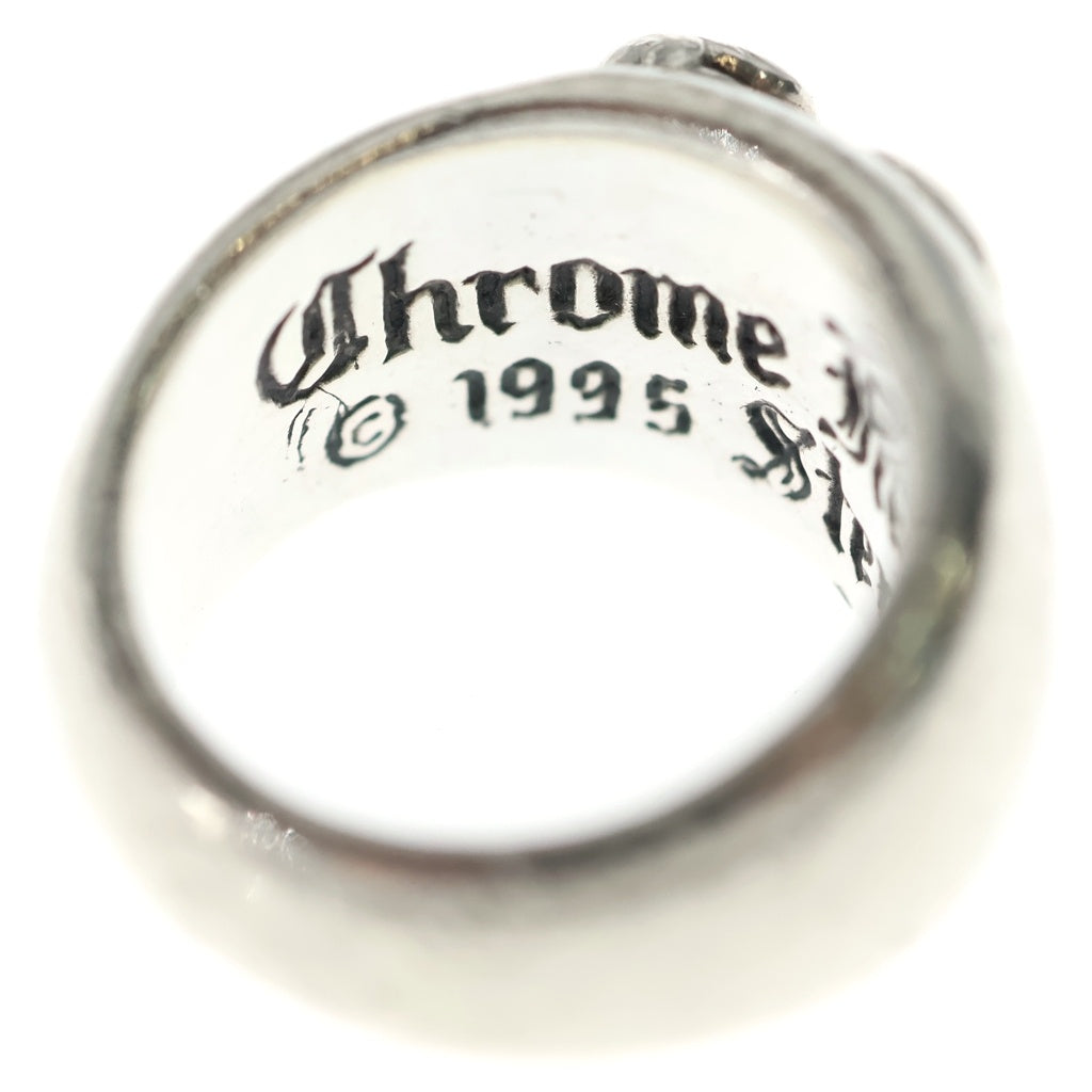 CHROME HEARTS(クロムハーツ) HEART IN BAND ハートインバンドリング シルバー
