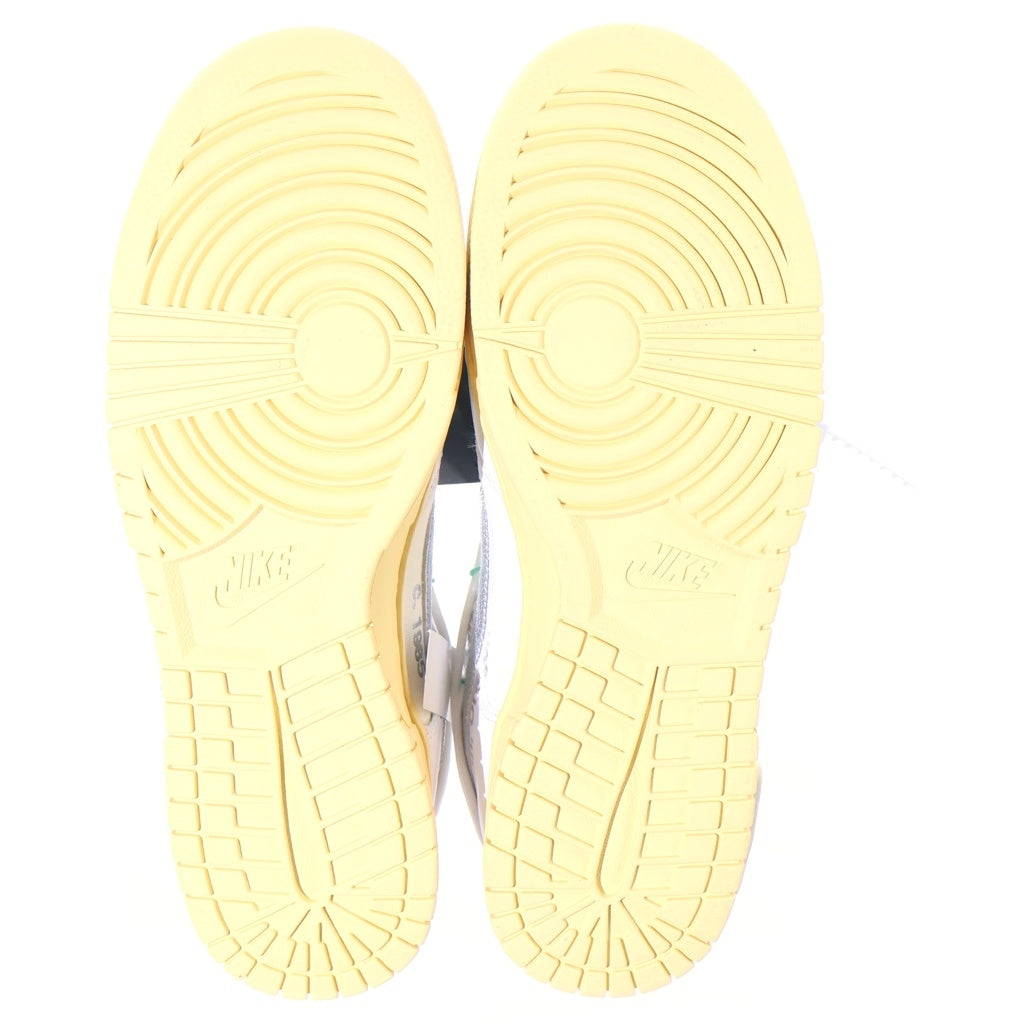 NIKE(ナイキ) ×OFF WHITE DUNK LOW 1OF50 LOT1 オフホワイト ロットワン レザーローカットスニーカー ホワイト US9.5/27.5cm DM1602-127