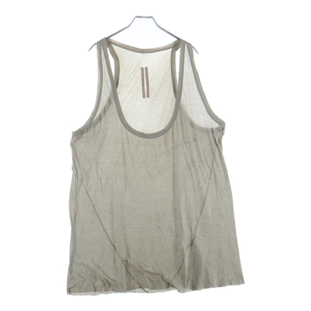 Rick Owens(リックオウエンス) 23AW Fog Tank フォグタンクトップ パール RU027155-UC