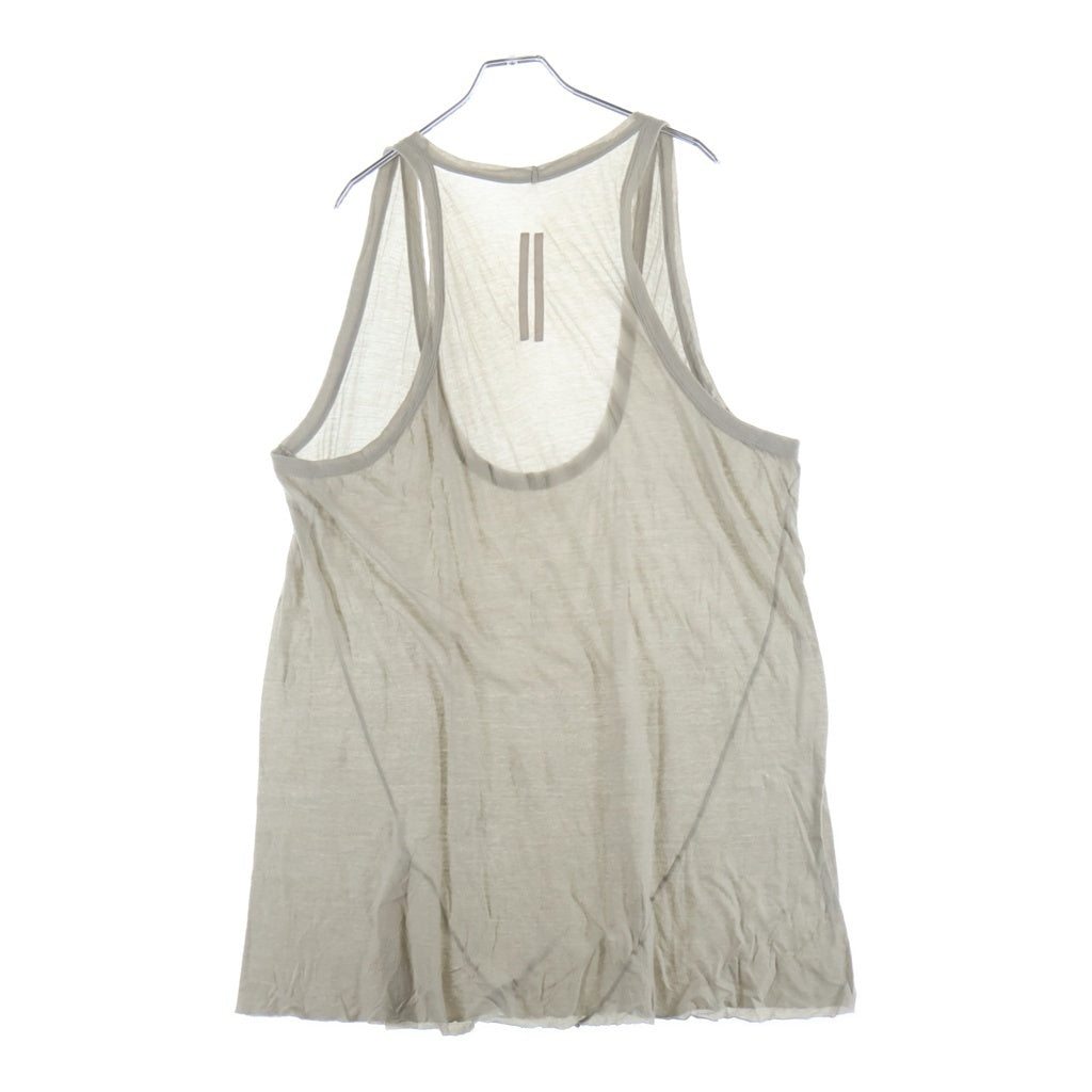 Rick Owens(リックオウエンス) 23AW Fog Tank フォグタンクトップ パール RU027155-UC